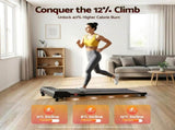 Everfit 3 in 1 Walking Pad Treadmill 12% Incline Under Desk Treadmills for Home Gym With 40cm Wide TMILL-400-2INC-BK