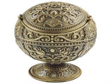 2pc Windproof Ashtray with Flip Lid for Cigarette Metal Smoking Ash tray Indoor Outdoor, Rose V1369-AZ3-W-05833