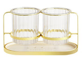 Chopsticks Drying Holder Iron PET Transparent Chopsticks Drying Caddy for Spoons Kitchen Platinum V1294-YM0512-3118220266211