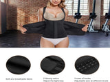 Women's Waist Trainer Vest Corset Belt with -Layer Compression, Steel Bones, U-Shape Design for V1259-DP01-A-3770