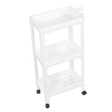 Bathroom Tower Shelf Plastic Freestanding Storage Rack Organizer Multifunctional Shelving Unit for V1294-YM0706-3112230061615