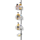 39" to 125" High Shower Corner Caddy Tension Pole Rust-Proof Tension Pole V952-SCTPYSBXGKKSAY5U6V0