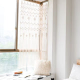 Curtain Room Divider Doorway Curtain Large Long Macrame Wall Hanging for Living Room Bedroom V1370-AZ4-06327