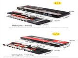 12 Piece 1/2 Inch Drive Ratchet and Metric Socket Wrench Set Heavy Duty Mechanics Tool Kit for V888-ELOSUNG44517