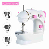 Mini Sewing Machine 2 Speeds Adjustable Household Portable Electric Sewing Machine with LED Light V1294-YM0901-H32484EU