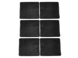 6 Pcs Chicken Nesting Box Pads PE Chicken Nesting Pads for Coop Chicken Egg Laying Accessory Black V1294-YM0706-3111230177311