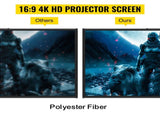 Tripod Projector Screen with Stand 70 inch 169 4K HD Projection Screen Stand Wrinkle-Free Height V952-TYPMDZCY70169BAL0V0