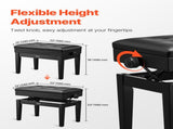 Piano Bench, Keyboard Piano Chair with 19.3"-22.8" Adjustable Height, Padded Cushion, Storage V952-DCWXGQZDSMKDIXZ9TV0