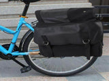 Motorcycle Side Bag Saddlebags Canvas PU Leather Rear Seat Bag Efficient Storage Design for Bikes V1369-AZ3-W-16178