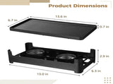 BBQ Grill Plate and Heat Plates, Smokeless Barbecue Grill Accessories for Home and Outdoor Camping, V1192-AZ-W-18252
