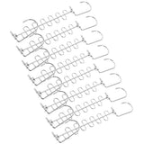 Space Saving Hanger Hooks , Transparent Iron Closet Organizer with Closed Slot Design V1369-AZ3-W-20581
