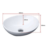 Above Counter Bathroom Vanity Oval Ceramic Basin V63-784995