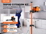 Laser Level Tripod, 1/4"-20 & 5/8"-11 Thread Mount, 40.94-133.85 inch Height Adjustment with Level V952-QZSJJTJYZGS0NVYUIV0