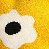 Hugging Pillow Flower Shaped Sponge Filling Soft Thick Decorative Throw Pillow for Sofa Yellow V1294-YM3117220226311-0421