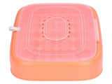 24 Eggs Containers ABS Egg Tray Storage Box Refrigerator Organizer Bins with Breathable VentsOrange V1294-YM0715-3113210304211