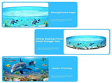 Portable Inflation-free Hard Swimming Pool Folding Pool Family Swimming Pool Round Swimming Pool for V1366-AZ2-W-18834
