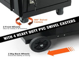 Welding Cart, 2-Tier Heavy Duty Welder Cart with Anti-Theft Lockable Cabinet, 265LBS Weight V952-ECDCHJTC265LB8FATV0