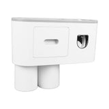 Toothbrush Holder Wall Mounted with 2 Cups Automatic Toothpaste Dispenser Multifunctional Toothbrush V1294-YM0901-3112230071811