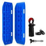 X-BULL Hitch Receiver 5T Recovery Receiver With 2PCS Recovery tracks Boards Gen2.0 Blue V211-AU-ST005XBRK012