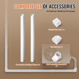 VEVOR Mini Split Line Set Cover 76.2mm W 2270mm L, PVC Decorative Pipe Line Cover For Air V952-BSKSQFTSKDGXVBQRUV0
