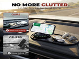Mobile Phone Bracket Anti-Slip Mat, Multifunction Car Dashboard Mat with Temporary Parking Number, V1258-DP02-F-16
