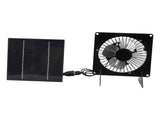 Solar Panel Fan Mini USB Outdoor Portable Cooling Fan Desktop Exhaust Ventilation with 2 Brackets V1294-YM0901-3111240078911