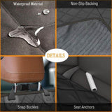Premium Waterproof Pet Cat Dog Back Car Seat Cover Hammock Nonslip Protector Mat V201-FDZ2350BL8AU