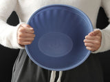 Large Mixing Bowl,11.5in Lightweight Salad Serving Bowl,Dishwasher Safe BPA-Free Food Container for V1369-AZ3-W-14156