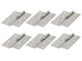 6 Set Flag Hinge Door Furnitures Silent Bearing Butt Hinge Household Hardware Accessories V1294-YM0901-3114200082011