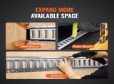 E Track Tie-Down Rail Kit, 24PCS 1524 mm E-Tracks Set Includes 8 Steel Rails & 8 O-Rings & 8 V952-YSDXE5FT32PCSRMMSV0