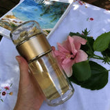 Double Wall Glass Tea Infuser Bottle V573-TBREWGLD