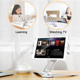 Tablet Stand Kitchen Desktop Aluminium Phone Tablet Stand Wall Mount Laptop Stand Large Clip V1263-JX-7789