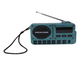 Emergency Radio Bluetooth Speaker Bluetooth 5.4 USB Portable FM Radio for Indoor Outdoor Travel V1294-YM0901-3115250071813