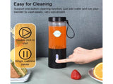 Portable Blender Cup, USB Electric Juicer, Rechargeable 530ml, 6 Blades, for Travel & Sports V1263-JX-2899