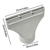 Air Conditioning Flat Hose Adapter, 10x22x25cm Flat AC Vent Window Kit for Air Conditioning Exhaust V1366-AZ2-W-16784
