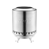 VEVOR Tabletop Fire Pit 6 inch Stainless Steel Fireplace Indoor Outdoor Silver V952-ZMSHKJSYSYZTMZHBEV0