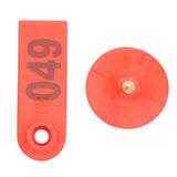 Numbered Ear Tag Marks Labels for Sheep Goats Farm Animal Livestock Feeding SuppliesRed V1294-YM0901-3111200210913