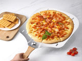 Stainless Steel Pizza Transfer Spatula with Solid Wood Handle for Easy Pizza Baking and Serving, V1192-AZ-W-24514