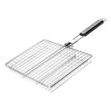 Extra Large Grill Basket for BBQ Heavy-Duty Stainless Steel Grill Accessories for Fish, Shrimp, V1366-AZ2-W-16458