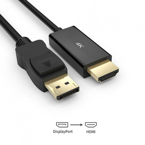 Simplecom DA201 4K DisplayPort to HDMI Cable 1.8M V177-L-CBSI-DA201