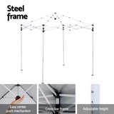 Instahut Gazebo 2x2m Outdoor Patio Garden Marquee Shade Grey GAZEBO-T-2X2-F-EC-GR