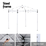 Instahut Gazebo 2x2m Outdoor Patio Garden Marquee Shade Grey GAZEBO-T-2X2-F-EC-GR