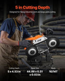 VEVOR Portable Cordless Band Saw 5-Inch Deep Cut Variable Speed V952-WSBXSDJCS20AWD78R001V9