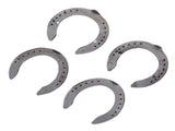 4pcs Horseshoes Aluminum Alloy Light Weight Reliable Practical Horse Riding Accessory for Racecourse V1294-YM0523-3111220079611