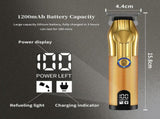 Cordless Hair Trimmer for Men, Professional Electric Beard Trimmer with Gold Plated Blade, V1237-ZY-917-098