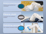 Electric Spin Scrubber Power Shower Cleaning Brush with Extendable Handle & 8 Brush Heads for V1222-G001