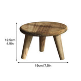 Desktop Decorative Storage Stool Balcony Flower Rack Wooden Flower Pot Stand Garden Ornaments Sundry V1294-YM0523-211021SH03-3