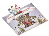 2024 Holiday Advent Calendar Dwarf Theme Countdown Calendar Ornament for Xmas Celebration Desk V1294-YM0901-3115240097511