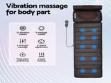 Livemor Massage Mat Kneading Neck Foot Massager Heated Vibration Airbag Mattress MASSAGE-MAT-02-PU-BR