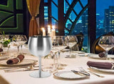 Metal Goblet Glasses Wine Goblet Stainless Steel 1Pack for Birthdays V1370-AZ4-14416